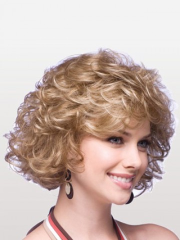 curly bob synthetic wig
