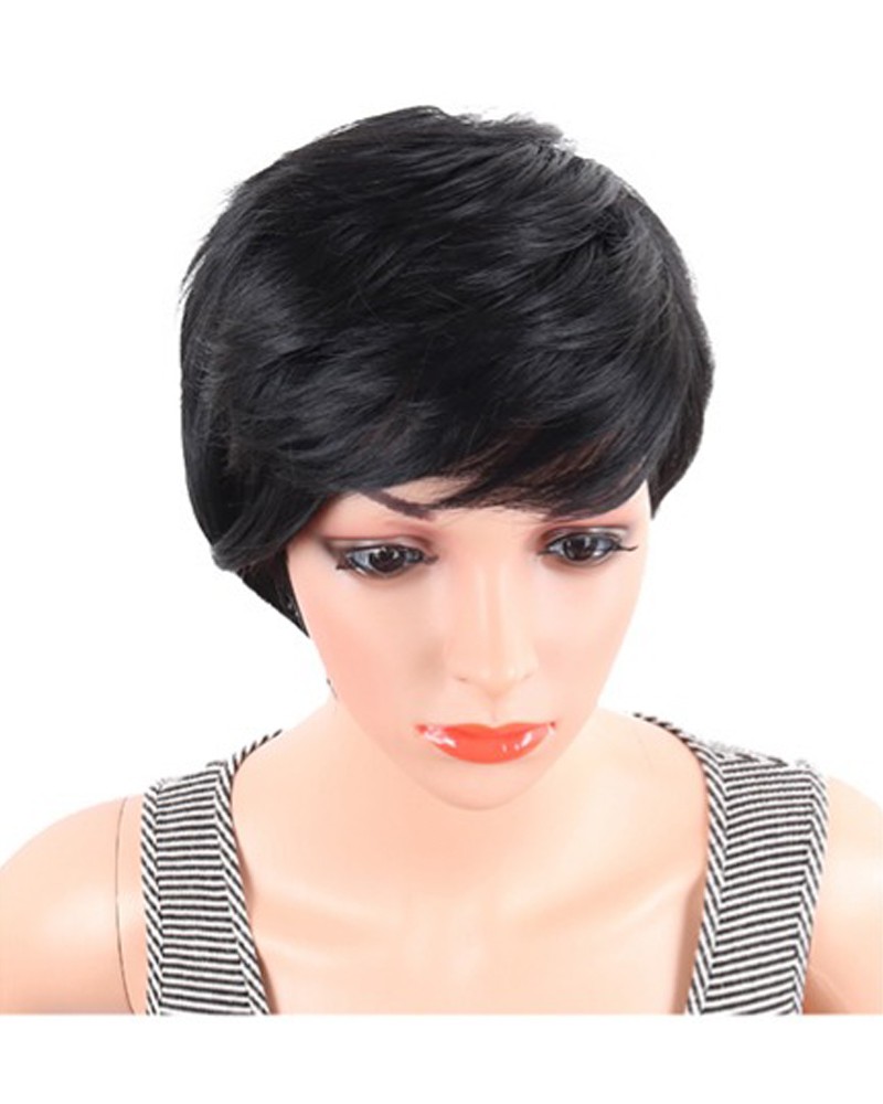 short synthetic wigs for black women