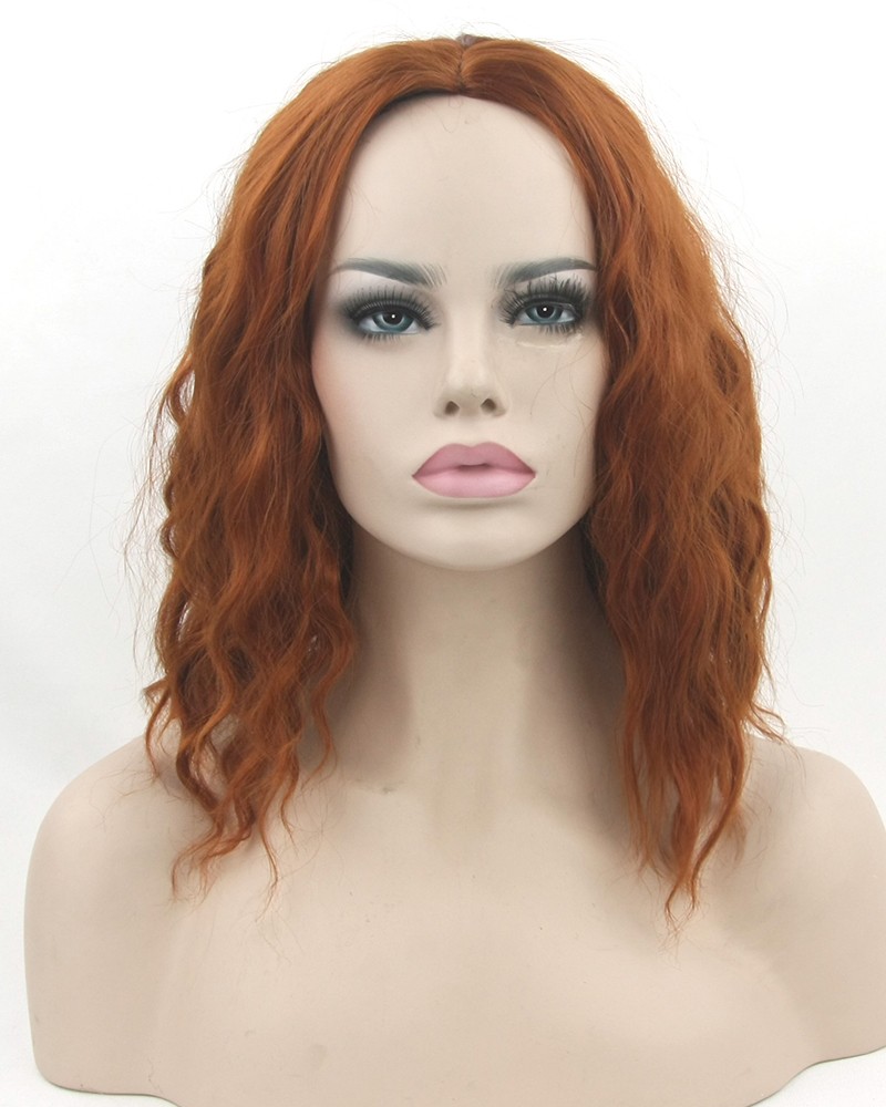 Curly BOBO Wigs Short Women Synthetic Hairpiece Heat Resistant Fiber ...