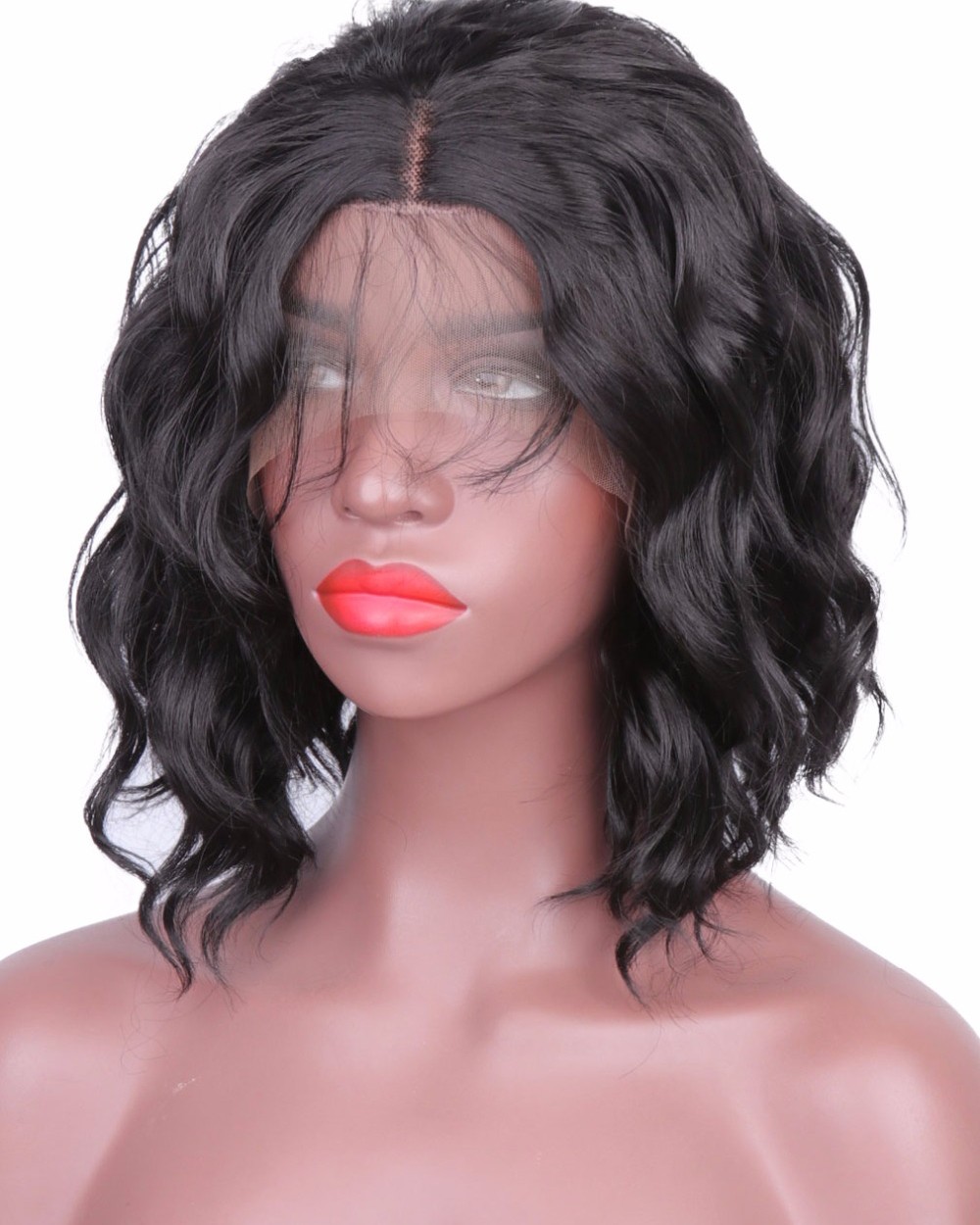 synthetic lace front wigs bob