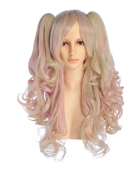 pink blonde wig