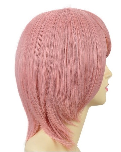 Weslen Short Pink Ponytail Wig Cosplay, Buy Cosplay Wig | P4