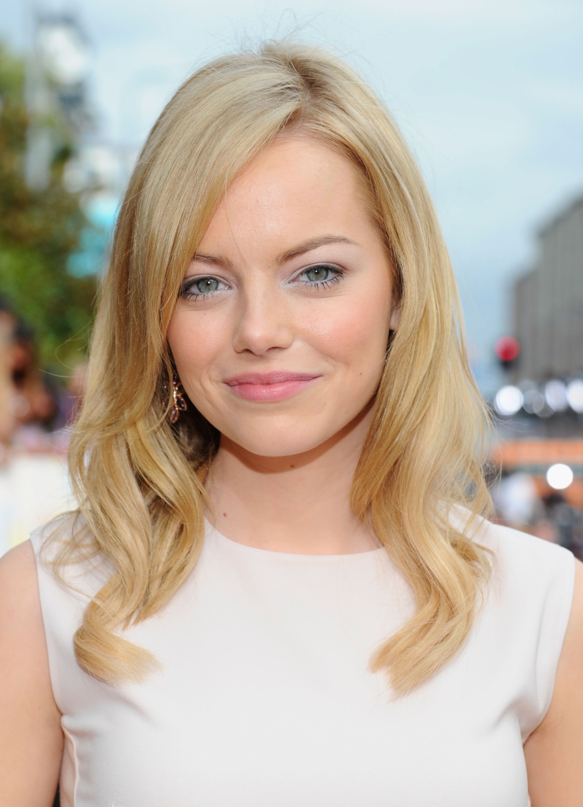 Emma Stone Human Hair Blonde Wig Lace Front Wig Websites P4