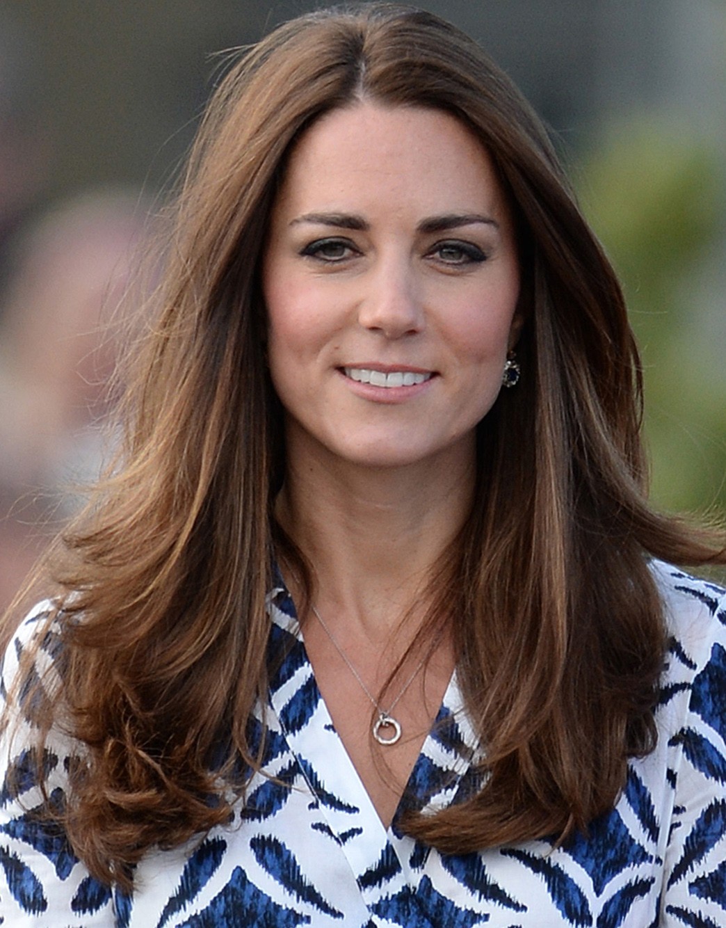 Kate Middleton Long Straight Mono Wigs, celebrity human hair wigs